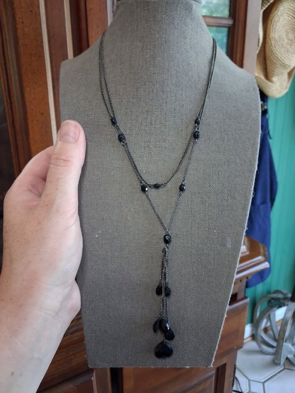 Gothic style statement necklace